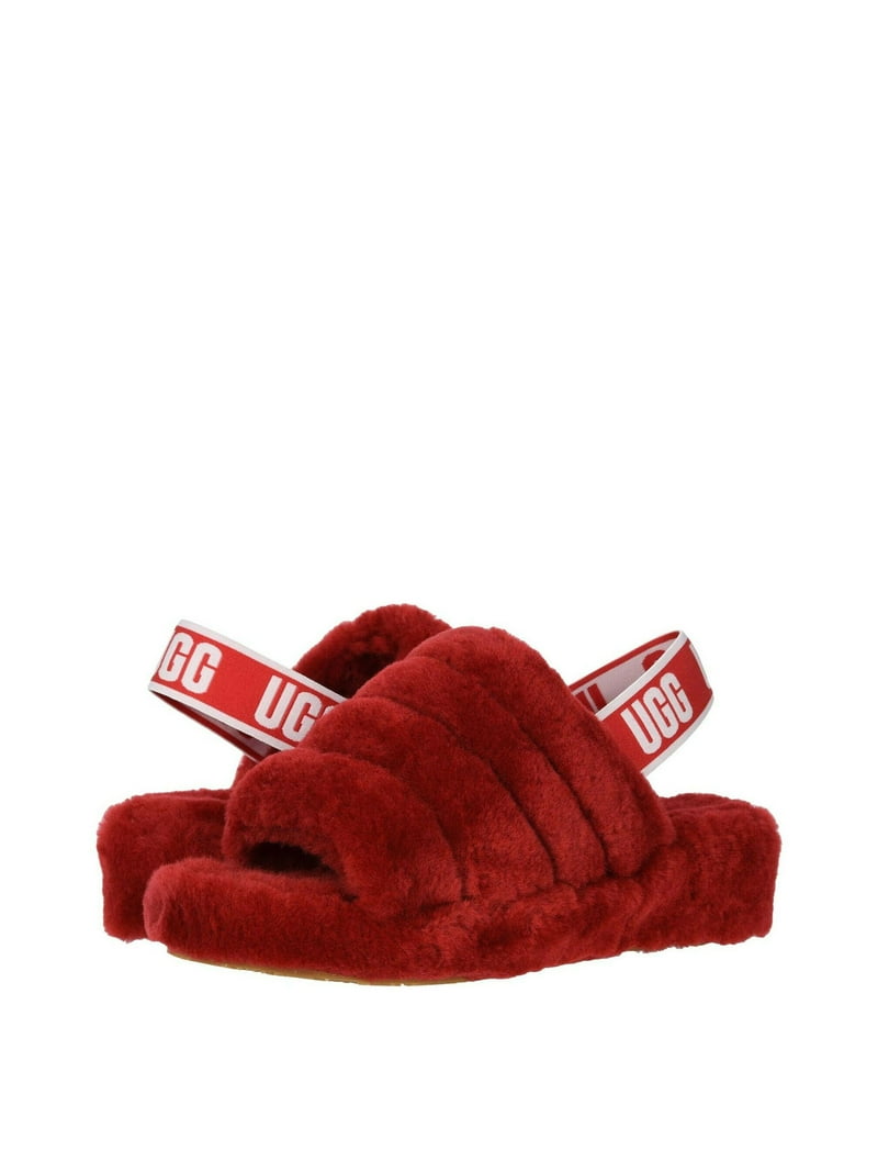UGG Women's Fluff Yeah Slide Sheepskin Slipper Sandals with