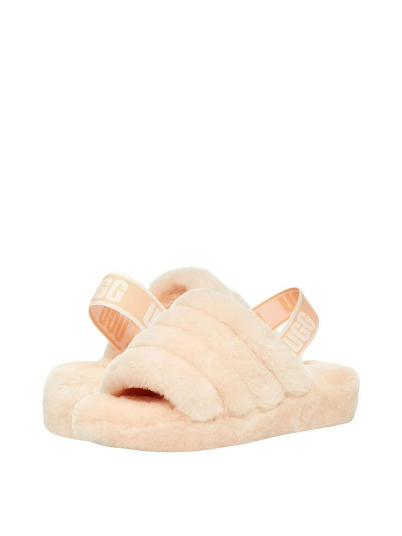 UGG All-Gender Fluff You Slide Slipper Sandals UGG ALL GENDER FLUFF YOU SAMBA RED SLIDE SLIPPERS SHOE MEN  main image 2