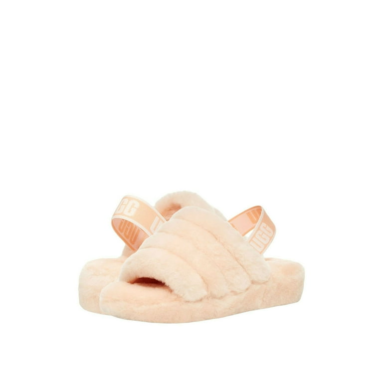 UGG Fluff Yeah Slide Women s Sheepskin Slipper Sandals 1095119 Walmart