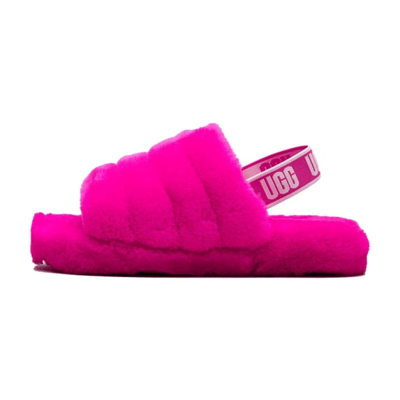 UGG GRADE SCHOOL Fluff Yeah Slide "Rock Rose" 1098494K RCR from Stadium Goods