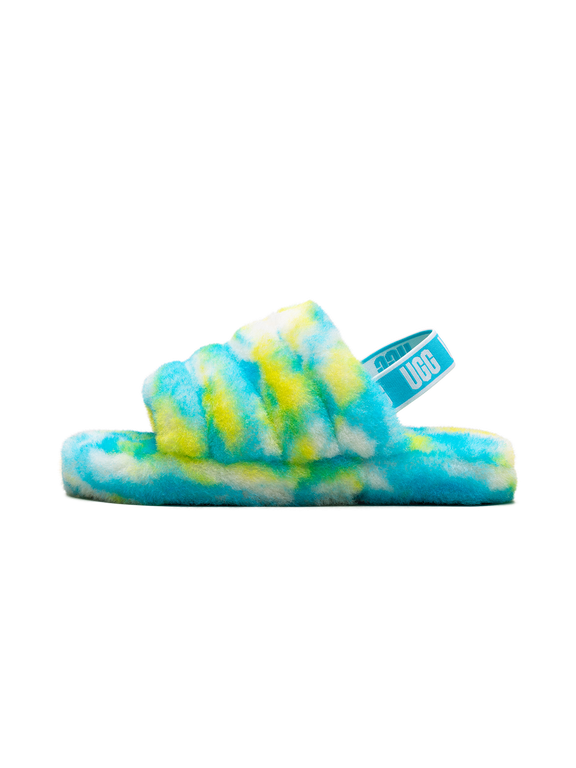 GRADE SCHOOL Kids FLUFF YEAH SLIDE "Green" 1123636K OBSL 1123636K OBSL from Stadium Goods