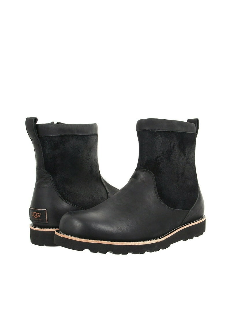 UGG Men\'s Black Leather and Suede Boots UGG® Neumel for Men | Lace-Up Casual Shoes at UGG.com main image 2