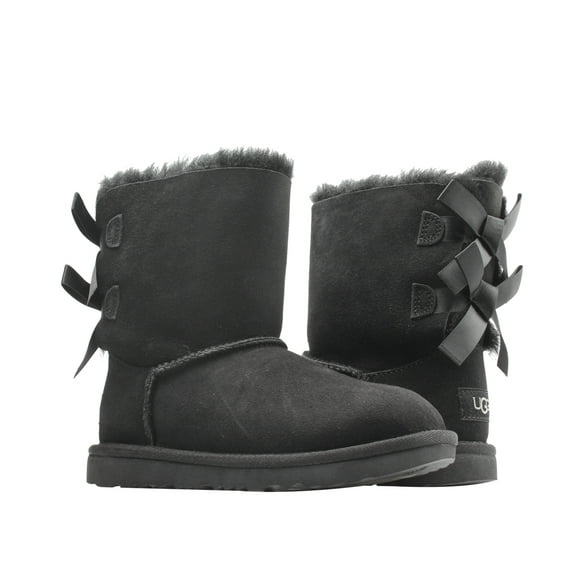UGG Kids Bailey Bow II Boots Black 2 Youth