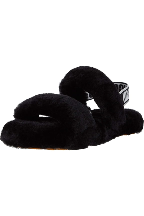 Toddler's UGG Oh Yeah Slide Black (1116636T-BLK) - 6