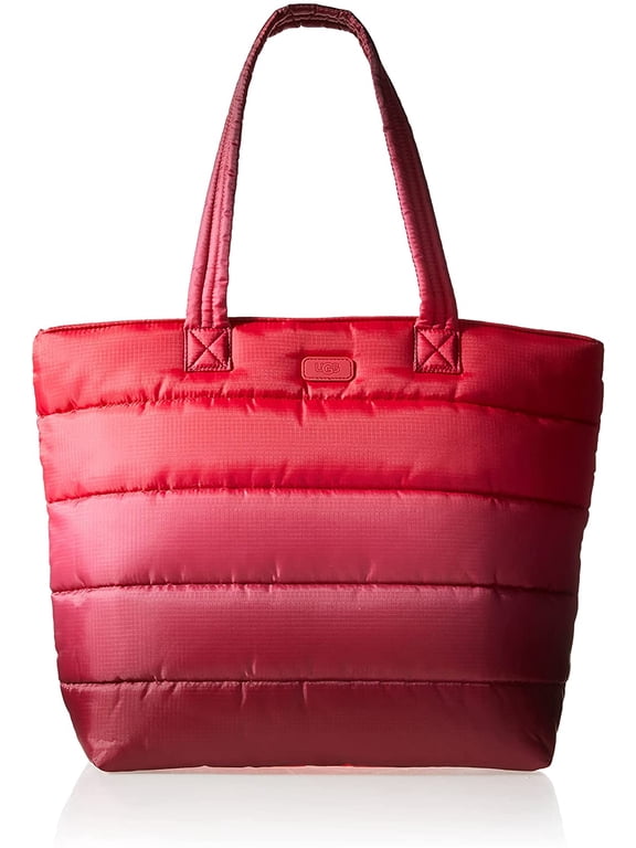Krystal Puffer Tote One Size Red Gradient
