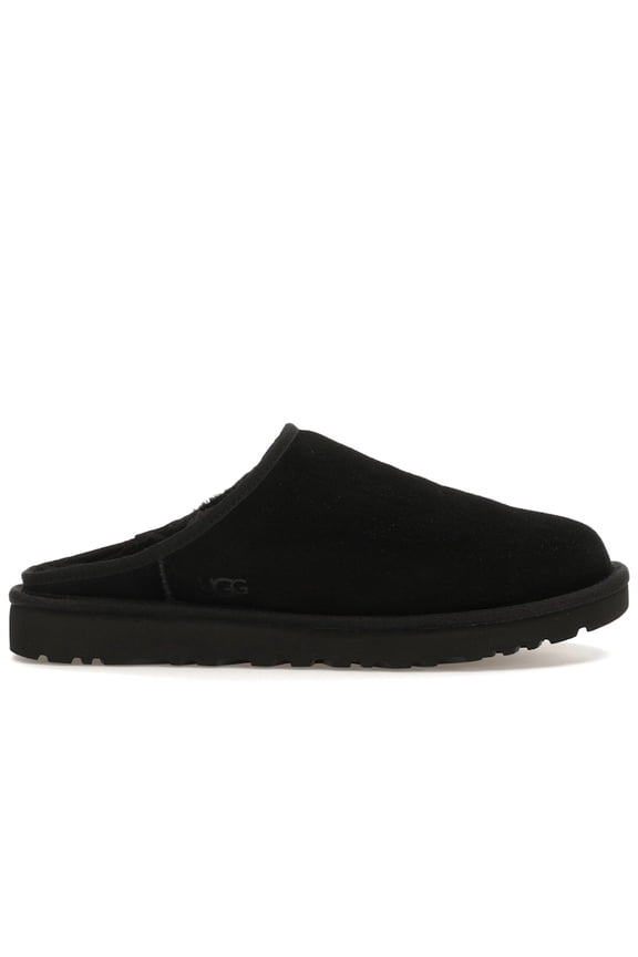 Men's Classic Slip-On Black Slippers, from StockX