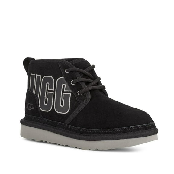 UGG Neumel Graphic Outline Black/Grey 1130787-BGSD Pre-School Size 3