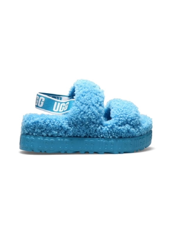 Women's UGG Oh Fluffita Slide Splash Blue (1120876-SPL) - 8