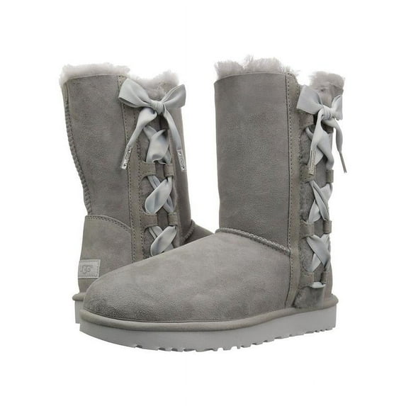 UGG Pala Women's Shoes Sheepskin Bow Lace Up Boot 1017531 Seal