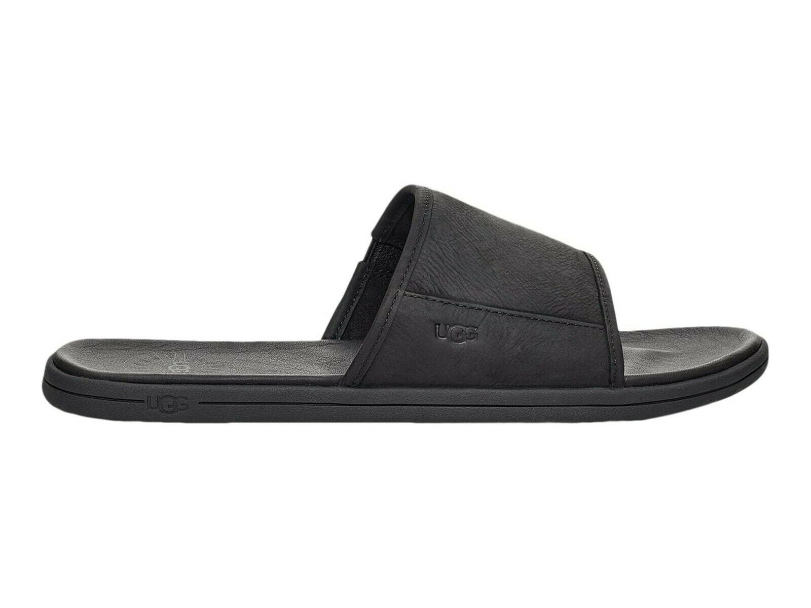 UGG Seaside Slide Men s Leather Sandals 1117656 Walmart