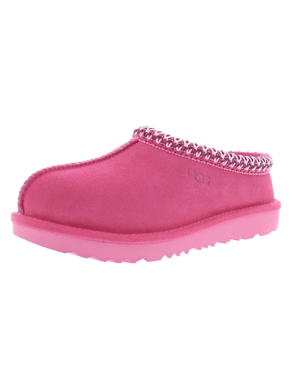 Tasman II Slip On Suede GS Girls Shoes Size 5, Color: Pink Bloom