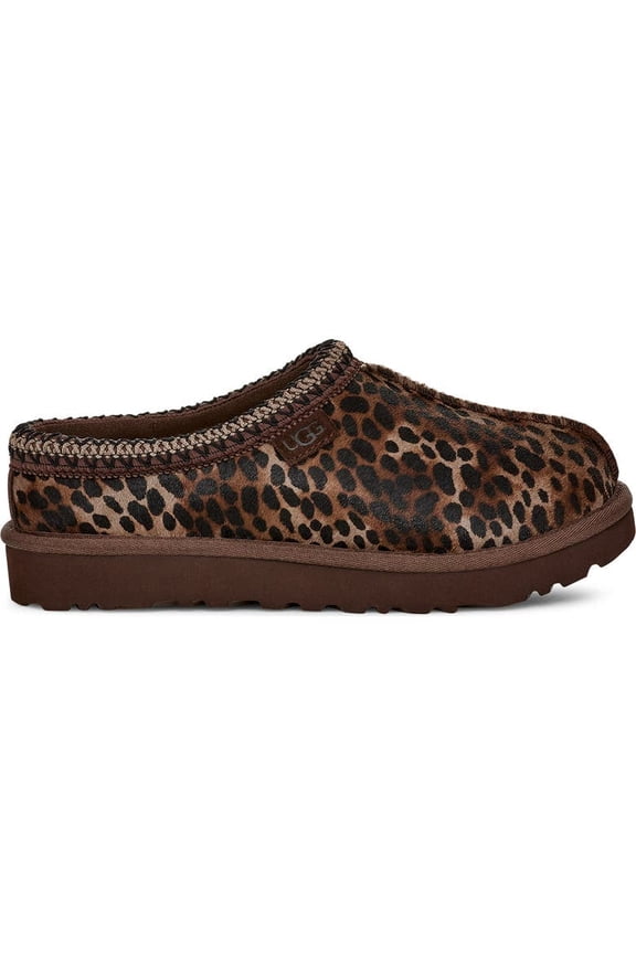 Tasman Slipper Caspian Leopard Print Burnt Cedar (Women's)