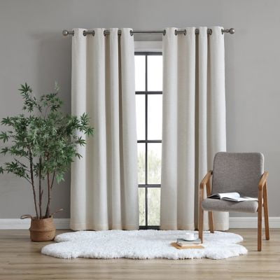 UGG Tessa 63-Inch Grommet 100% Blackout Curtain in Birch (Single)