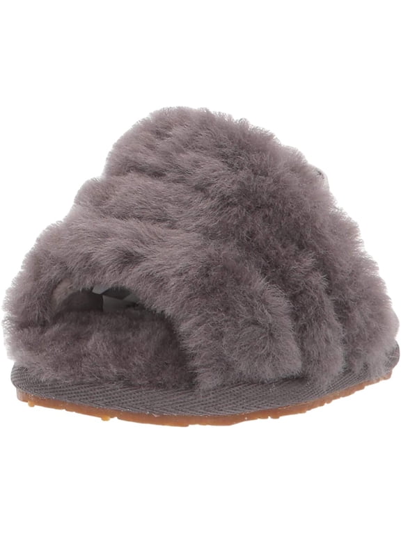 Toddlers' Fluff Yeah Slide in Charcoal, 6 US