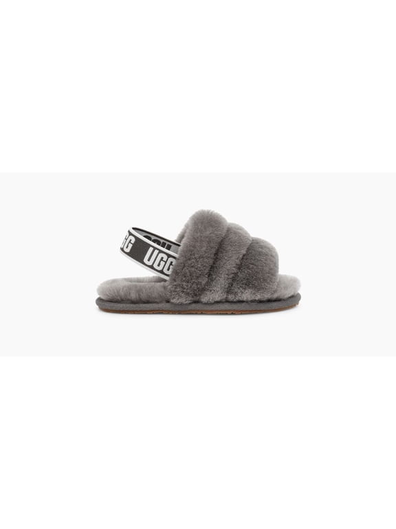 Toddlers' Fluff Yeah Slide in Charcoal, 7 US