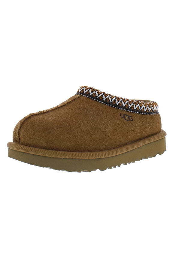 Unisex-Child Tasman II Slipper - Black, Chestnut
