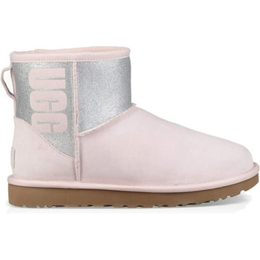 UGG W CLASSIC MINI UGG SPARKLE Boots Pink