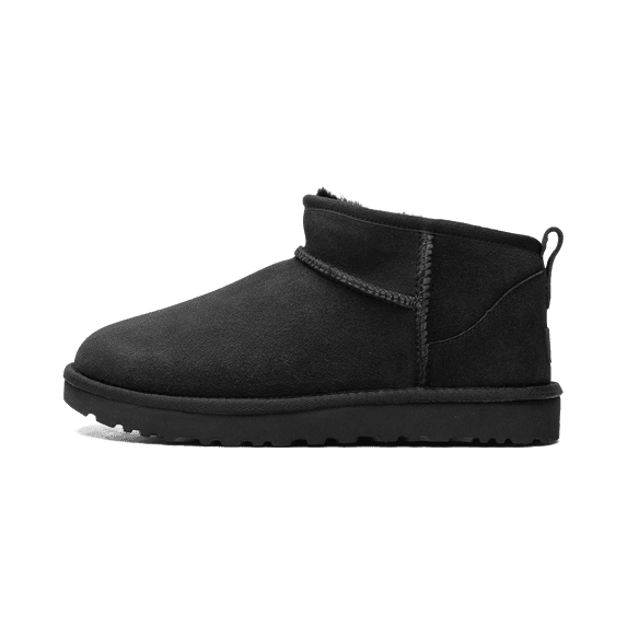UGG WOMENS CLASSICS ULTRA MINI Womens "Triple Black" 1116109 BLK 1116109 BLK from Stadium Goods