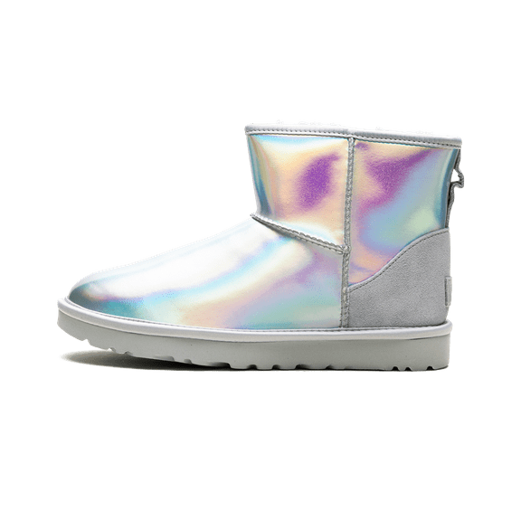 UGG WOMENS Classic Mini Iridescent WMNS "Glacier Grey" 1153532 GCGR from Stadium Goods