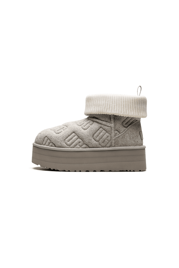 WOMENS Classic Mini Platform Felted "Grey" 1144047 GREY 1144047 GREY from Stadium Goods