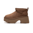 thumbnail image 1 of UGG WOMENS Classic Ultra Mini New Heights Boot Womens "Chestnut" 1158311 CHE 1158311 CHE from Stadium Goods, 1 of 8