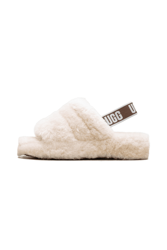 WOMENS Fluff Yeah Slide Womens "Beige" 1095119 NAT 1095119 NAT from Stadium Goods