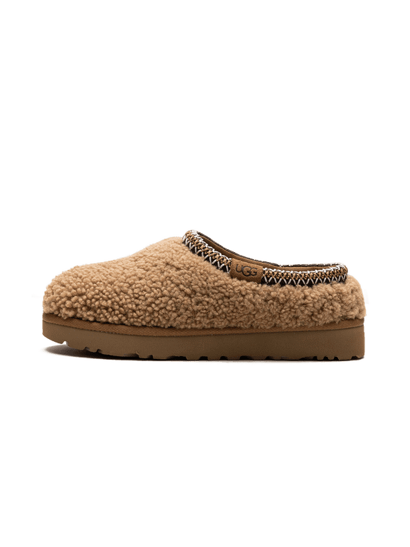 WOMENS Tasman Maxi Curly Slipper Womens "Chestnut" 1158356 CHE 1158356 CHE from Stadium Goods