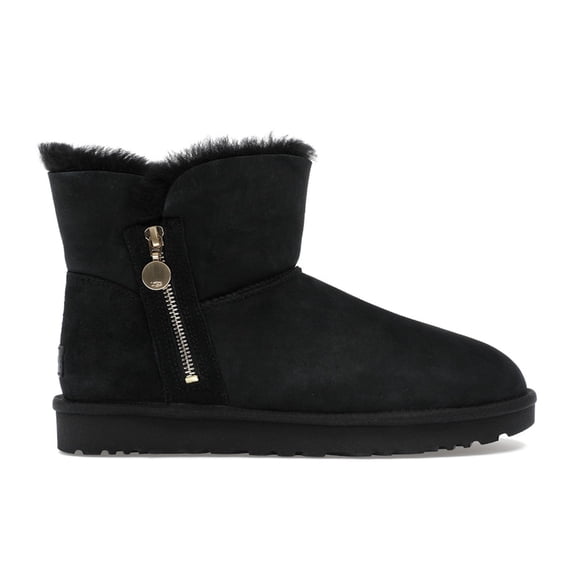 UGG Women's Bailey Zip Mini Boot Black, from StockX