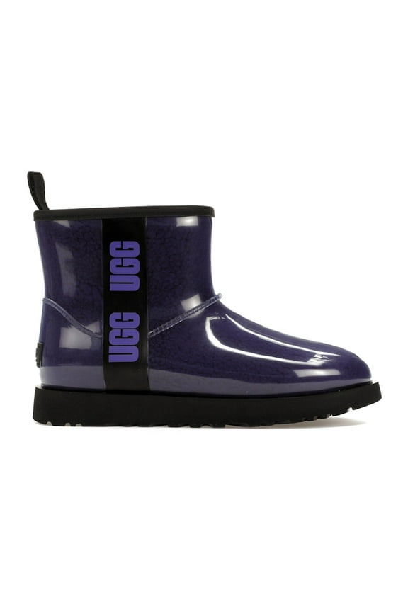 Women's Classic Clear Mini Boot Violet Night, from StockX