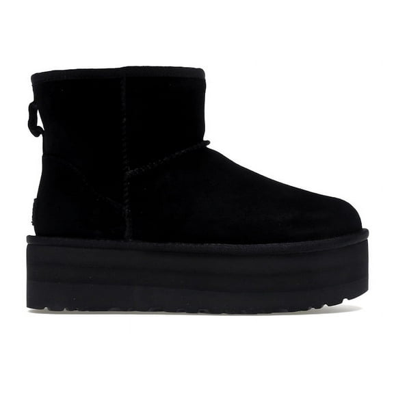 UGG Women's Classic Mini Platform Boot Black, from StockX