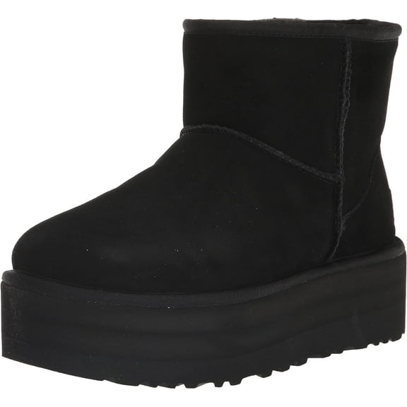 UGG Women's Classic Mini Platform Boots Black - 1134991-BLK