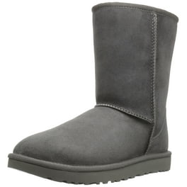 ミドルブーツ UGG Women Boots 1134991 095 GREY Ugg Women's Classic Short II Black Ankle-High Suede Boot