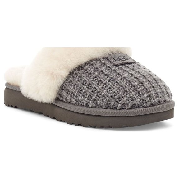 UGG Women's Cozy Knit Slipper Charcoal - 1117659-CHRC