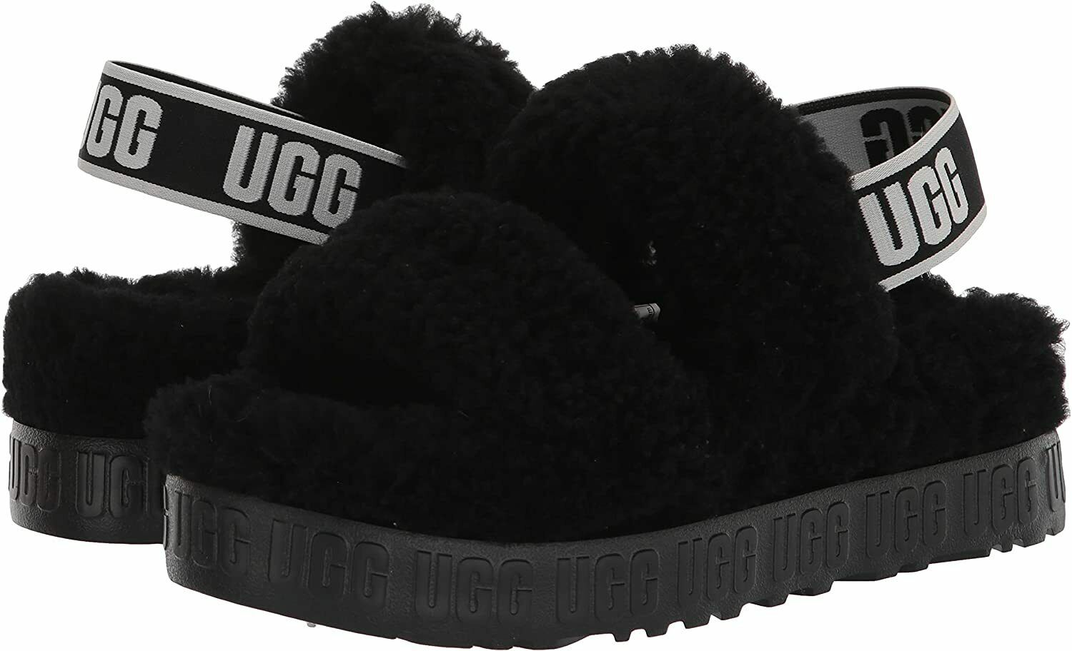 UGG Women s Oh Fluffita Sheepskin Slipper Slide Sandal 1120876 