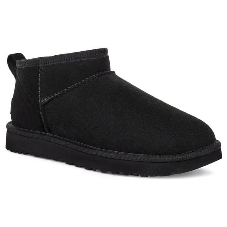 UGG Womens Classic Ultra Mini Boot Black - 1116109-BLK BLACK UGG Womens Classic Ultra Mini Boot Black - 1116109-BLK BLACK