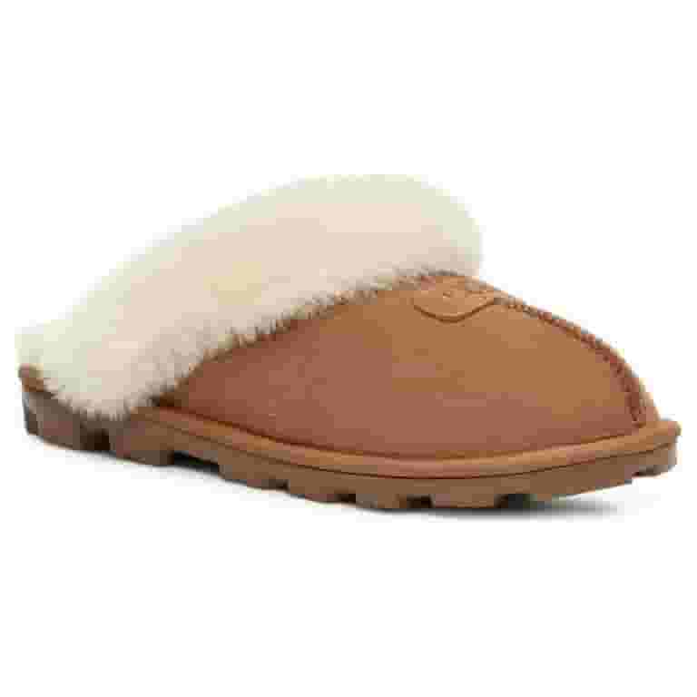☆人気☆【UGG】☆UGG W UGG x TS Coquette Slipper☆Chestnut☆ Ugg Women's Coquette Sheepskin Slipper in Chestnut, Comfy