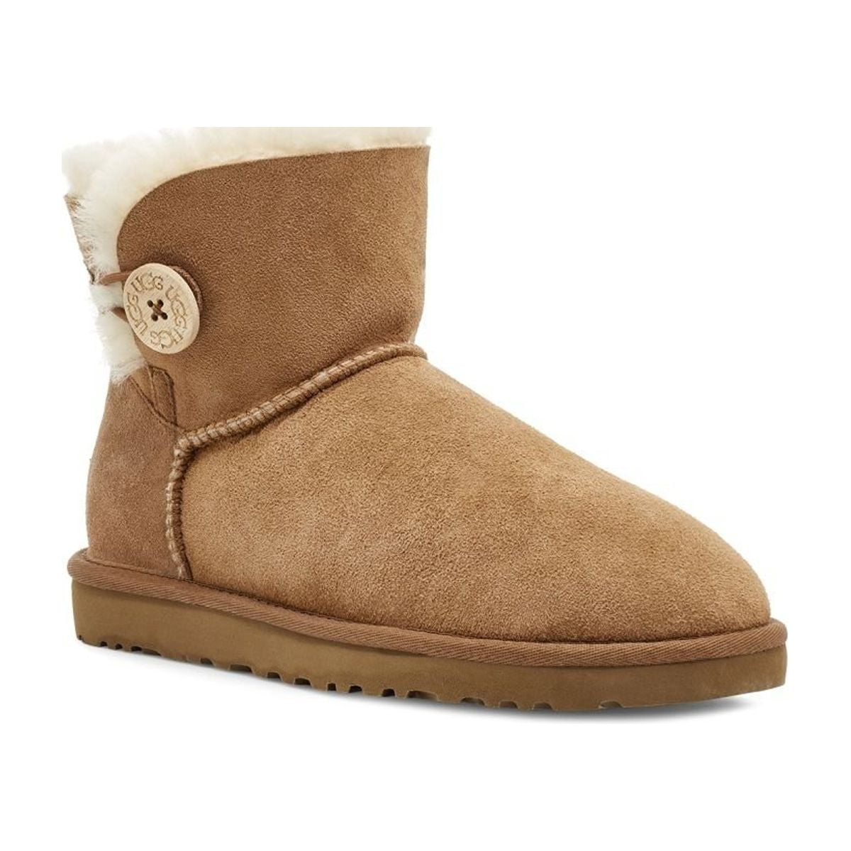 ☆人気☆【UGG】☆UGG Mini Bailey Button II Boots☆Chestnut☆ UGG Womens Mini Bailey Button II Boot Chestnut - 1016422-CHE