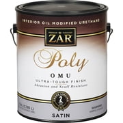 UGL 36213 Zar Waterborne Oil Modified Polyurethane Interior, 1 Gallon, Satin