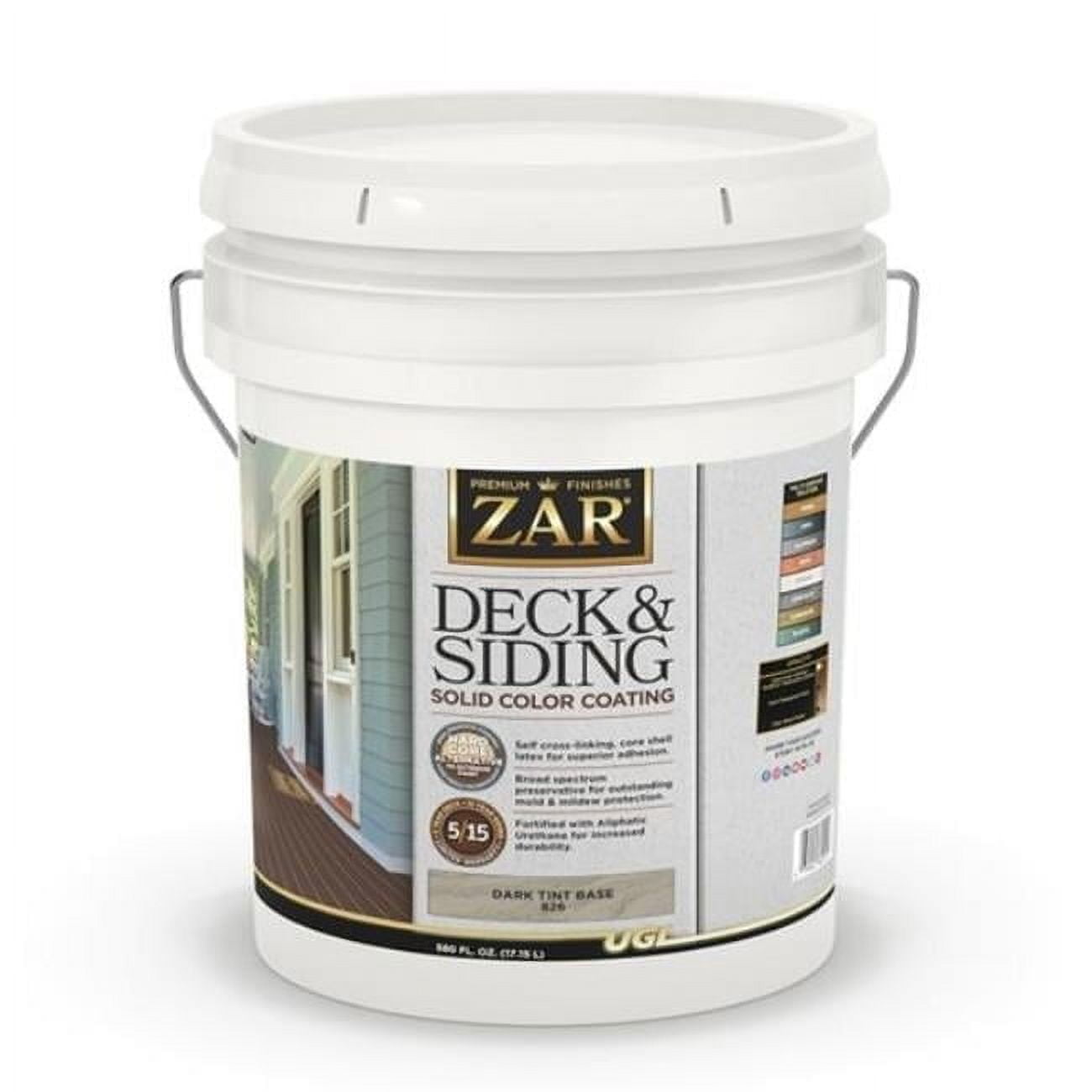 UGL 82615 5 gal Zar Dark Deck & Siding Solid Color Coating Stain ...