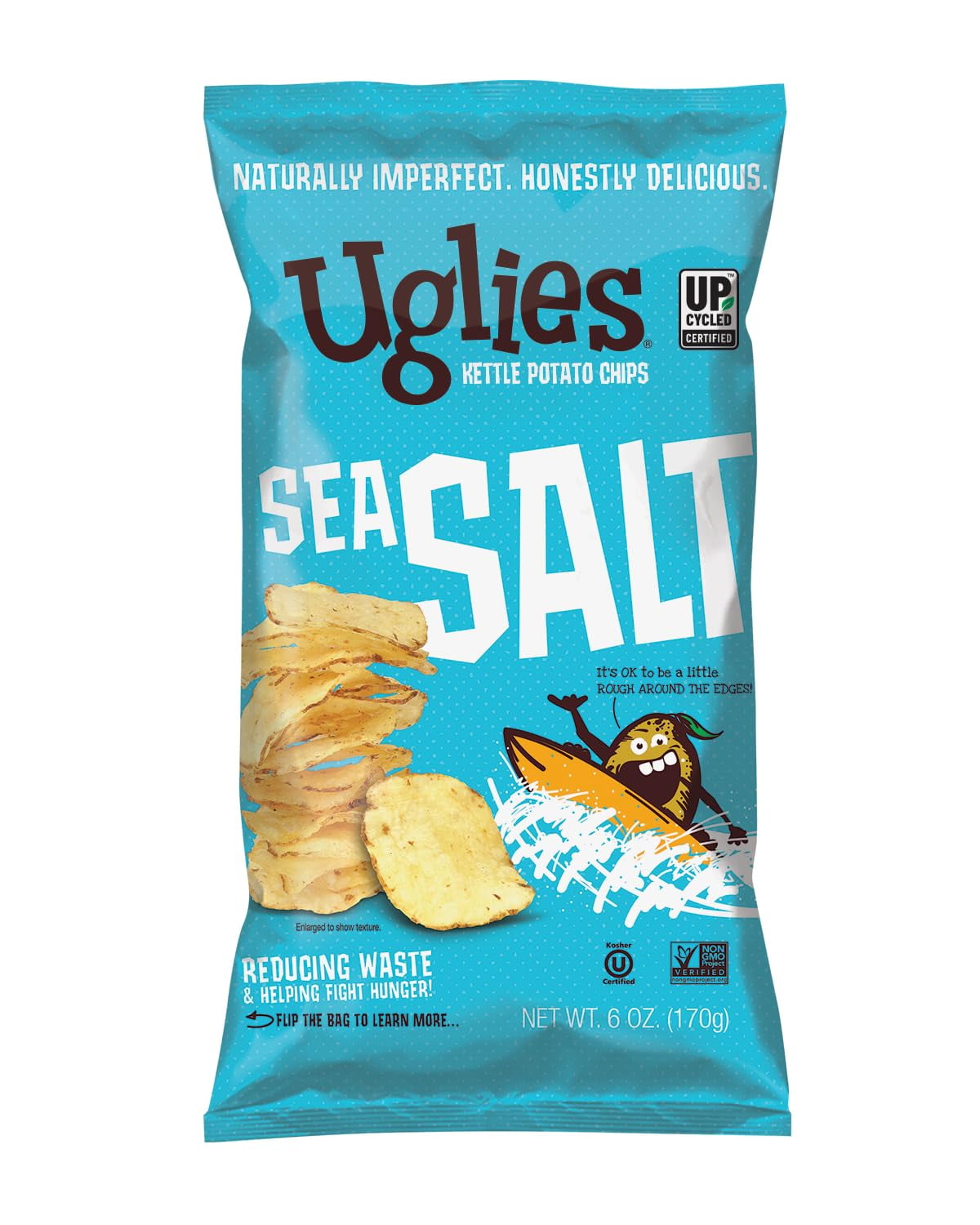 UGLIES KettleCooked Potato Chips, GlutenFree Snacks, KosherFriendly