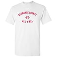 thumbnail image 1 of UGP Campus Apparel Alamance County Vs All Y'all Mens T-Shirt - Small - White, 1 of 1