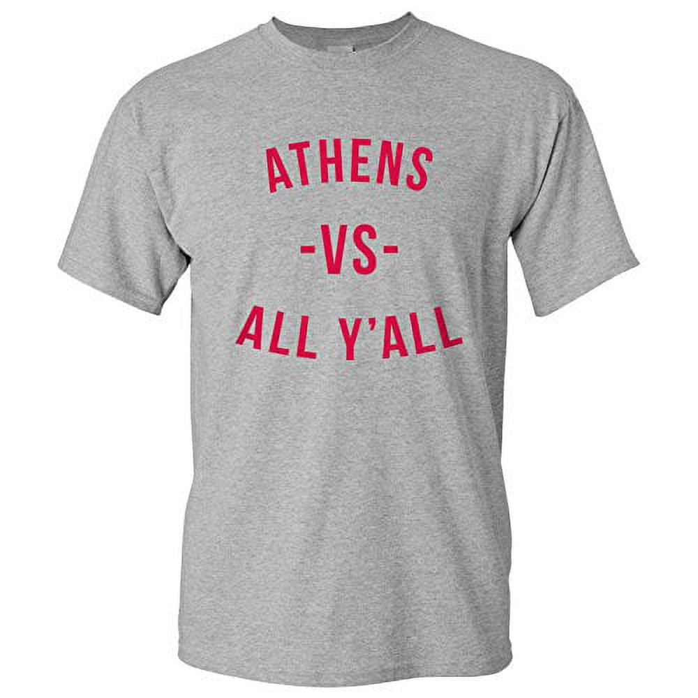 Athens Vs All Yall Y'all Football Pride Georgia Shirt Athens Vs All Yall Y'all Football Pride Georgia Shirt