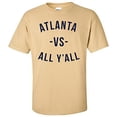 thumbnail image 1 of UGP Campus Apparel Atlanta Vs All Y'all Mens T-Shirt - Small - Vegas Gold, 1 of 6