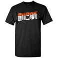 thumbnail image 1 of UGP Campus Apparel Cincinnati Retro Repeat - Sports Team City Pride Tailgating T Shirt - Large - Black, 1 of 6