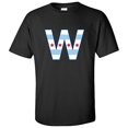 thumbnail image 1 of UGP Campus Apparel City of Chicago Flag W Mens T-Shirt - 2X-Large - Black, 1 of 6