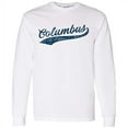 thumbnail image 1 of UGP Campus Apparel Columbus Baseball Script - Hometown Pride, Pitcher Long Sleeve T Shirt - Medium - White, 1 of 6