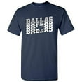thumbnail image 1 of UGP Campus Apparel Dallas Retro Repeat - Sports Team City Pride Tailgating T Shirt - Medium - Navy, 1 of 6