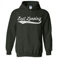 thumbnail image 1 of UGP Campus Apparel East Lansing Baseball Script - Hometown Pride, Pitcher Hoodie - Large - Forest, 1 of 6