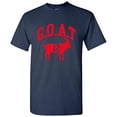 thumbnail image 1 of UGP Campus Apparel Goat Greatest of All Time New England Football T Shirt - Large - Navy, 1 of 6