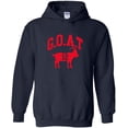 thumbnail image 1 of UGP Campus Apparel Goat New England Football Hoodie - 3X-Large - Navy, 1 of 6